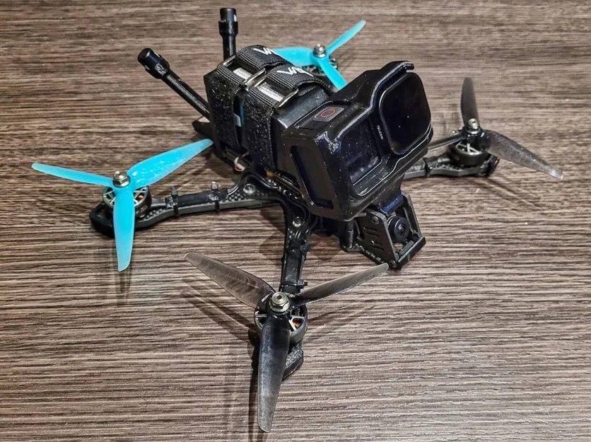 Mount gắn Gopro 9 cho frame JeNo 5,1" - Image 1