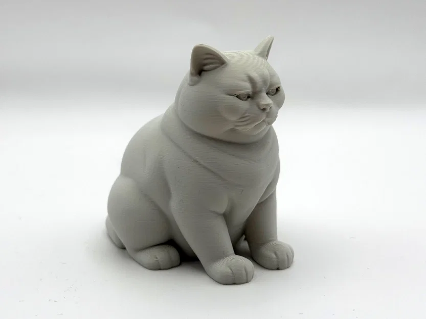 Mô hình 3D chú mèo "Không Hài Lòng" (Not Amused Cat) - Image 5