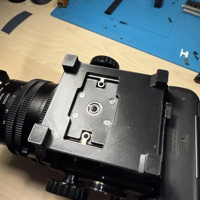 [WIP] Miếng đệm cố định Arca plate cho Mamiya RB67