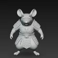 Mô hình 3D Rat Warrior - Chú chuột chiến binh dũng mãnh - Thumbnail 2