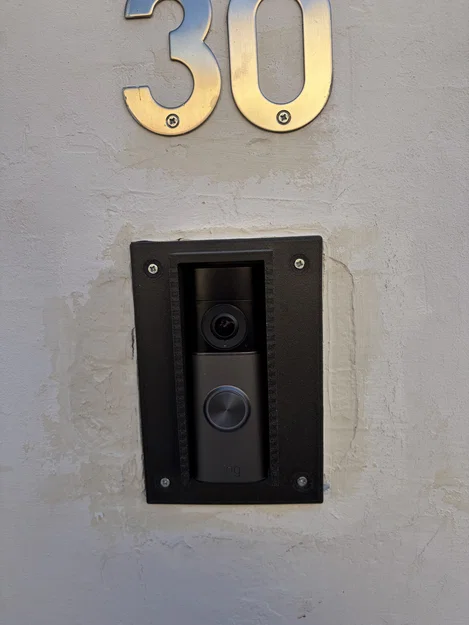 Giá đỡ và ốp che Ring Wired Video Doorbell Pro (Gen 3) thẩm mỹ - Image 2