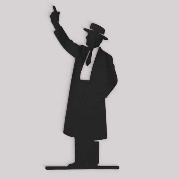 Mô hình Silhouette Quý ông Cổ điển - Image 1