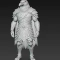 Mô hình 3D Chiến binh Quạ (Raven Warrior) đầy uy phong - Thumbnail 4
