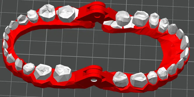 Mô hình hàm răng 3D cử động linh hoạt - Tệp in STL chi tiết - Image 1