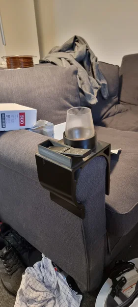 Khay gắn tay vịn sofa IKEA GRÖNLID: Để ly nước và điều khiển tiện lợi - Image 3