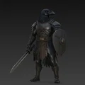 Mô hình chiến binh quạ (Raven Warrior) in 3D đầy dũng mãnh - Thumbnail 4