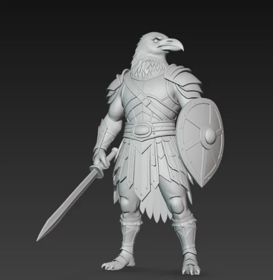 Mô hình chiến binh quạ (Raven Warrior) in 3D đầy dũng mãnh - Image 5