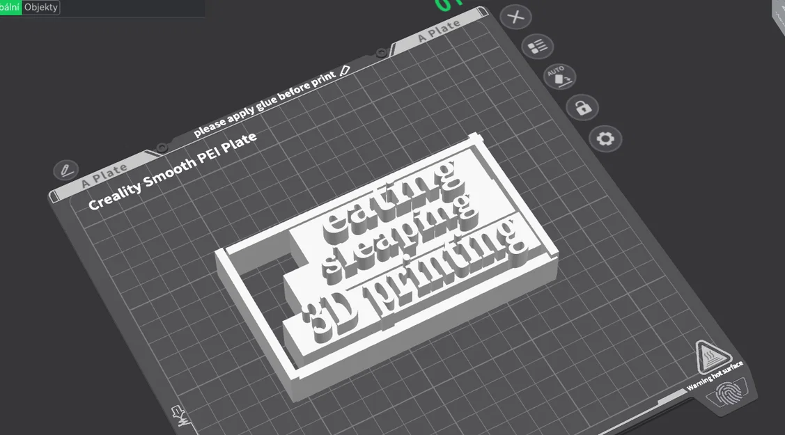 Mô hình trang trí để bàn Eating Sleaping 3D Printing độc đáo - Image 1