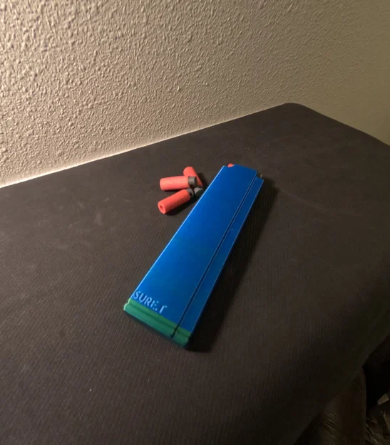 Lò xo tự in 3D cho băng đạn Nerf 12 viên siêu bền - Image 1