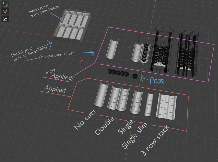 Khay Đựng Viên Nén Cà Phê Nespresso Vertuo Cho Ngăn Kéo - Image 2
