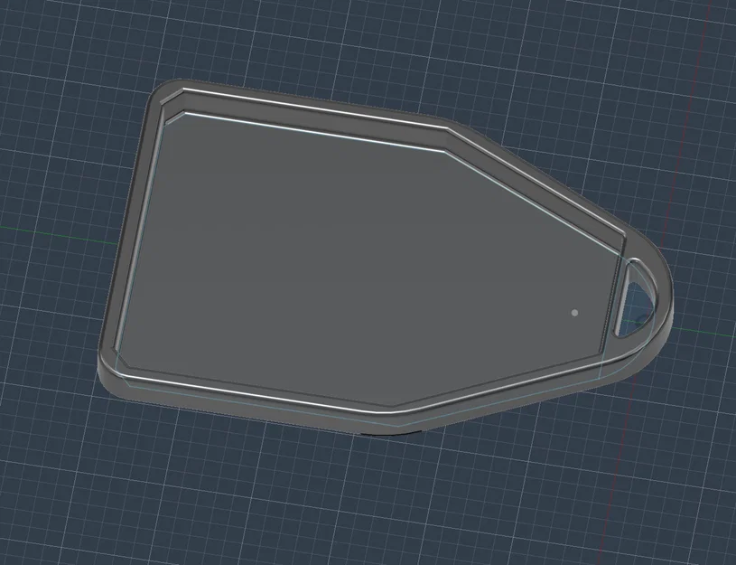 Mẫu thiết kế thẻ tên móc khóa (Key Chain Tag) đơn giản dễ in - Image 1