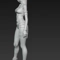 Mô hình 3D nhân vật nữ Emo quyến rũ có sừng (Sexy Emo Girl With Horns) - Thumbnail 3