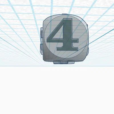 Mô hình xúc xắc Dice 3D - Thiết kế sắc nét cho mọi trò chơi