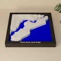 Puerto Montt, Canal Tenglo, Chile - Mô hình địa hình thu nhỏ 3D - Thumbnail 4