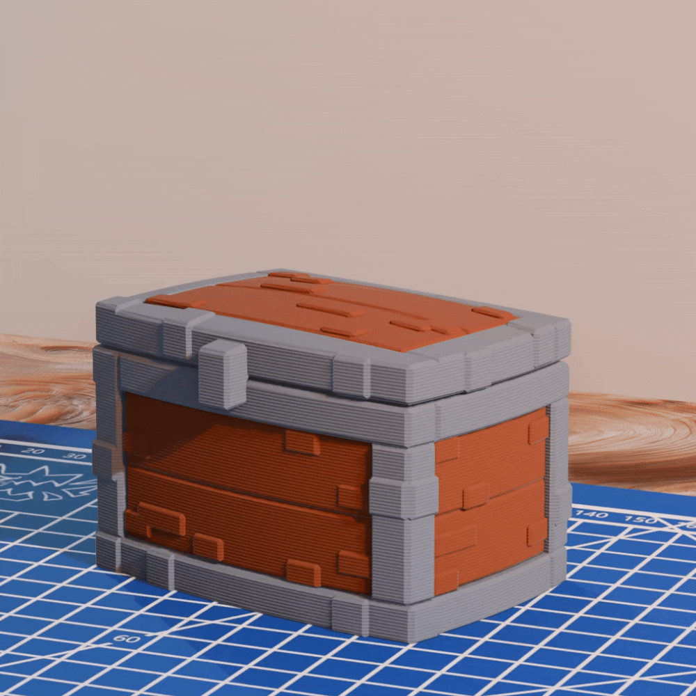 Mô hình hộp đựng đồ Minecraft (Minecraft Chest) in 3D cực đẹp - Thumbnail 1