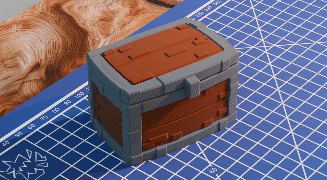 Mô hình hộp đựng đồ Minecraft (Minecraft Chest) in 3D cực đẹp - Image 3