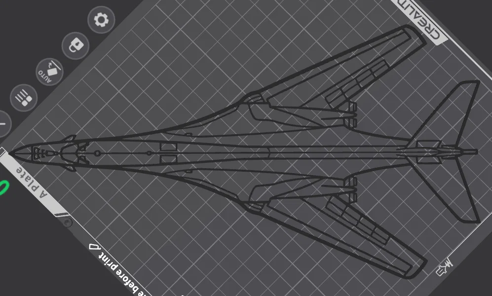 Mô hình trang trí treo tường máy bay Rockwell B-1B Lancer in 3D - Image 2