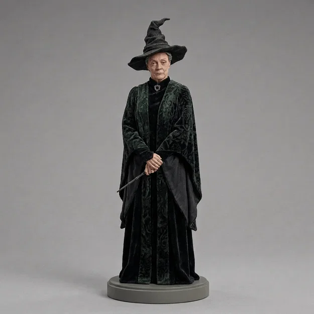 Mô hình 3D Giáo sư Minerva McGonagall (Harry Potter 2001) - Image 1
