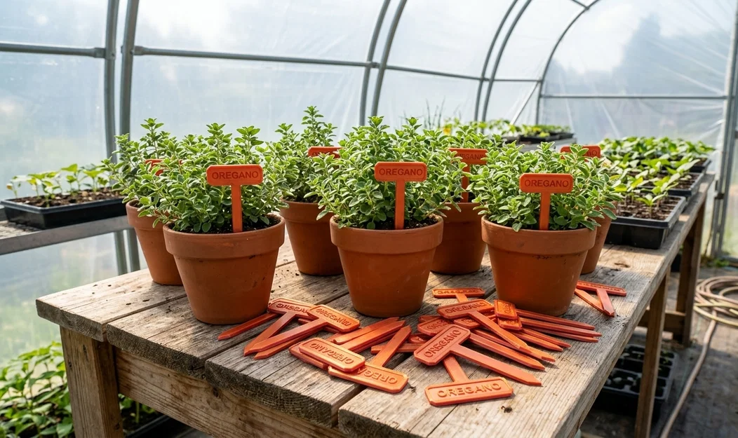 Thẻ Cắm Chậu Thảo Mộc Oregano In 3D Cao Cấp - Image 1