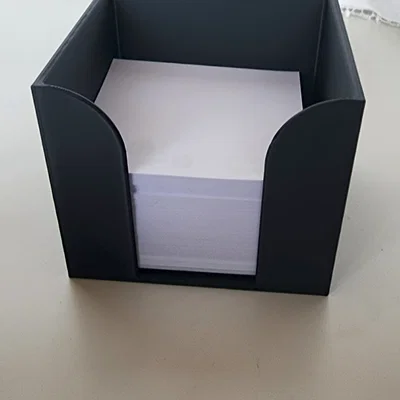 Đế Đựng Giấy Ghi Chú Hình Khối Tối Giản - V1 (Tiêu Chuẩn)
