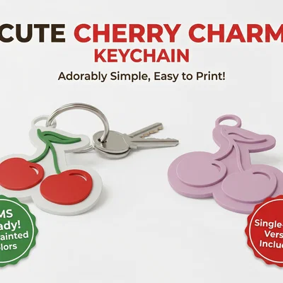 Móc khóa hình quả Cherry cho máy in AMS