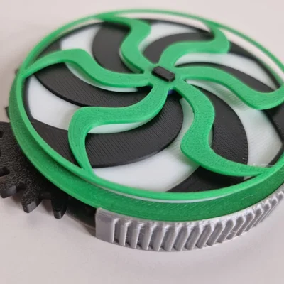 Hypno Gear Fidget Spinner - Con quay bánh răng thôi miên
