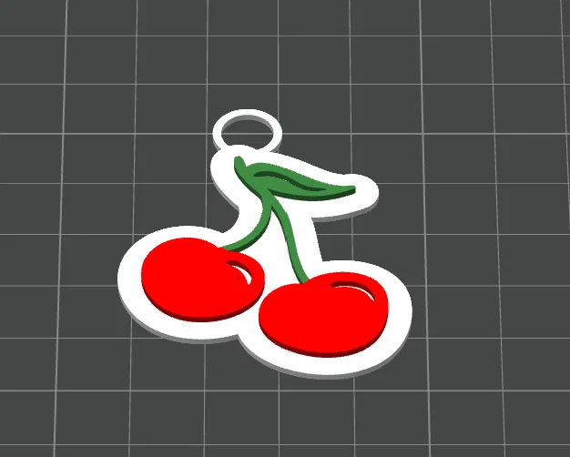 Móc khóa hình quả Cherry cho máy in AMS - Image 2