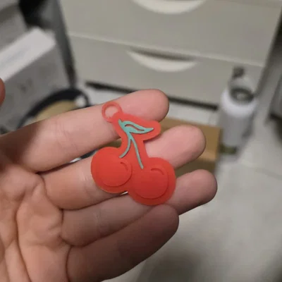 Móc khóa hình quả Cherry cho máy in AMS