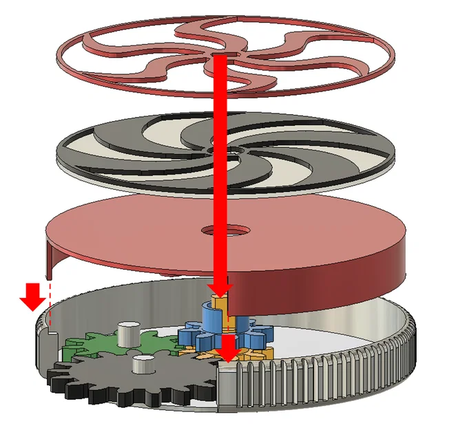 Hypno Gear Fidget Spinner - Con quay bánh răng thôi miên - Image 5