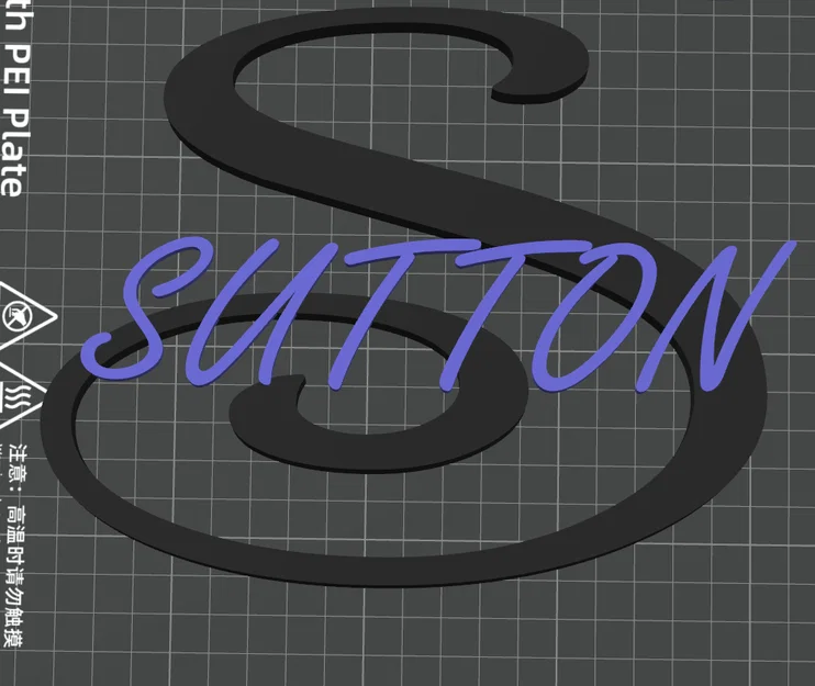 Mẫu Chữ Cái Monogram S Trang Trí - File In 3D Độc Đáo - Image 1