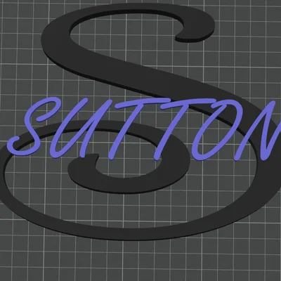 Mẫu Chữ Cái Monogram S Trang Trí - File In 3D Độc Đáo