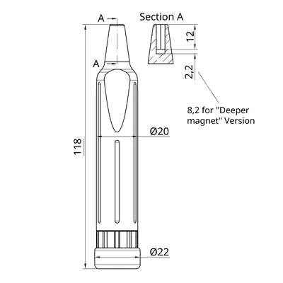 Tua vít chính xác kèm khay chứa đầu bit (4mm)