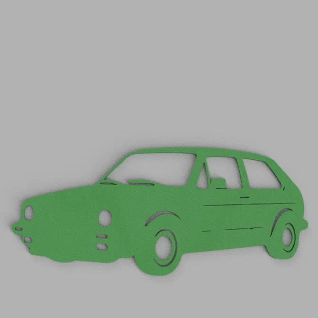 Mô hình Silhouette xe hơi Compact cổ điển - Image 1