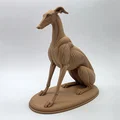 The Sentinel - Tượng Chú Chó Greyhound Ngồi - Thumbnail 2