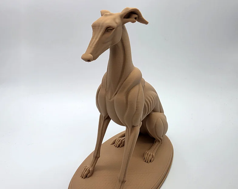 The Sentinel - Tượng Chú Chó Greyhound Ngồi - Image 4