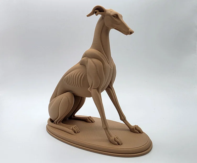 The Sentinel - Tượng Chú Chó Greyhound Ngồi - Image 6