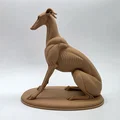 The Sentinel - Tượng Chú Chó Greyhound Ngồi - Thumbnail 7