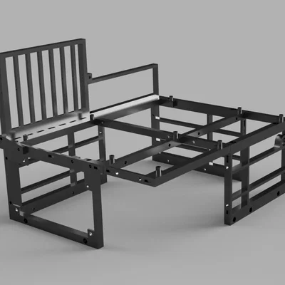Khung Test Bench ATX 3D - Giải pháp lắp ráp linh kiện PC chuyên nghiệp
