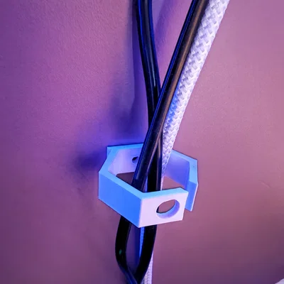 TheOptiForge Hex-Route | Kẹp quản lý dây cáp dạng module