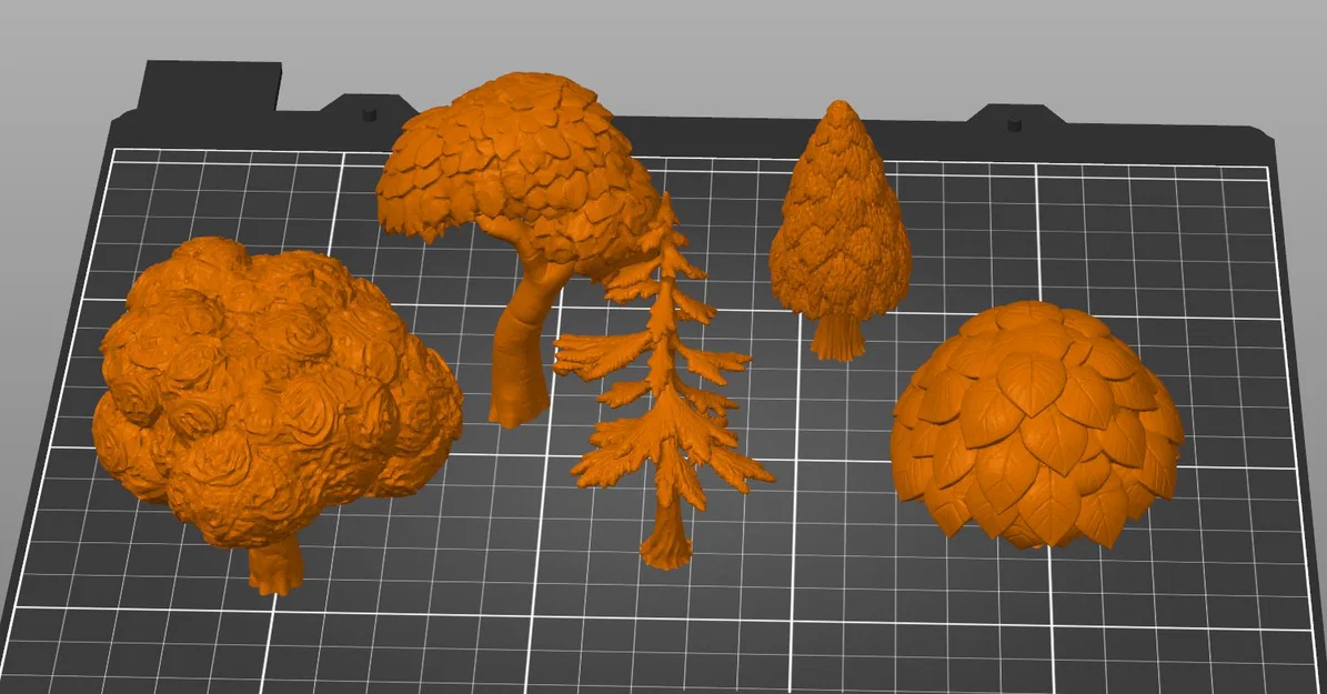 Cây cối - Bản mở rộng cho bộ địa hình thiên nhiên 3D Clash for Eternia - Image 1