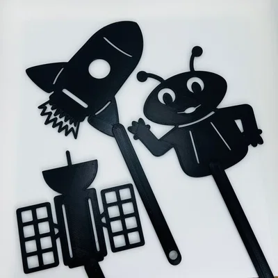 Rối bóng chủ đề không gian