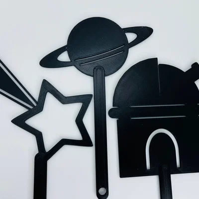 Rối bóng chủ đề không gian