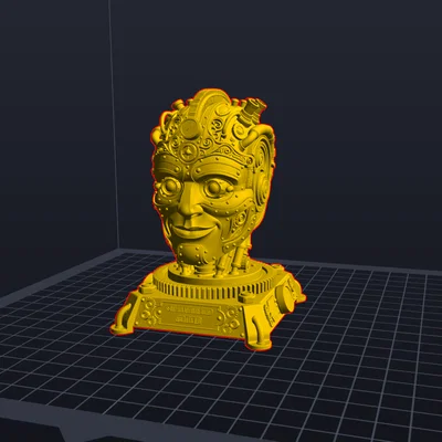 Mô hình Steampunk Golem 3D độc đáo để trang trí