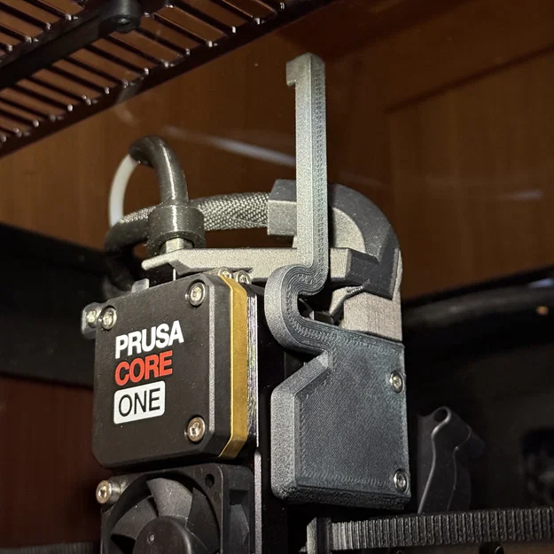 Tay đòn bên phải cho nắp đầu in CORE One+ (Bản mod giúp tự động mở lỗ thông gió) - Image 1