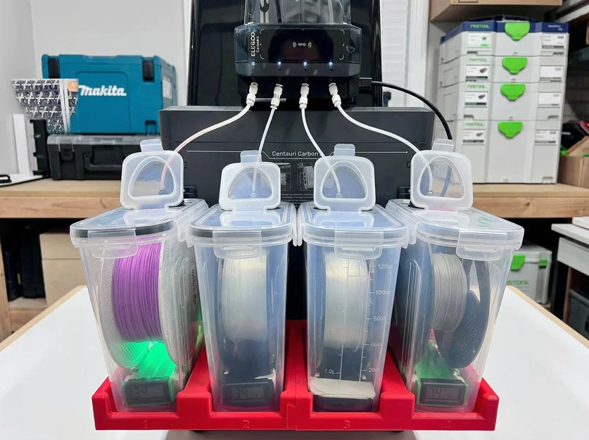 Hệ thống Khay Đựng và Giá Đỡ Cuộn Nhựa Elegoo Centauri Carbon2 - Image 2