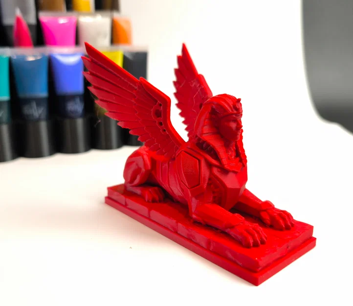 Mô hình Nhân sư (Sphinx) Ai Cập cổ đại - Image 3