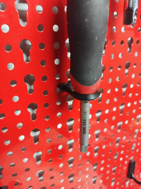Bộ móc treo Keyhole cho bảng Pegboard (Nhiều kiểu dáng) - Image 3