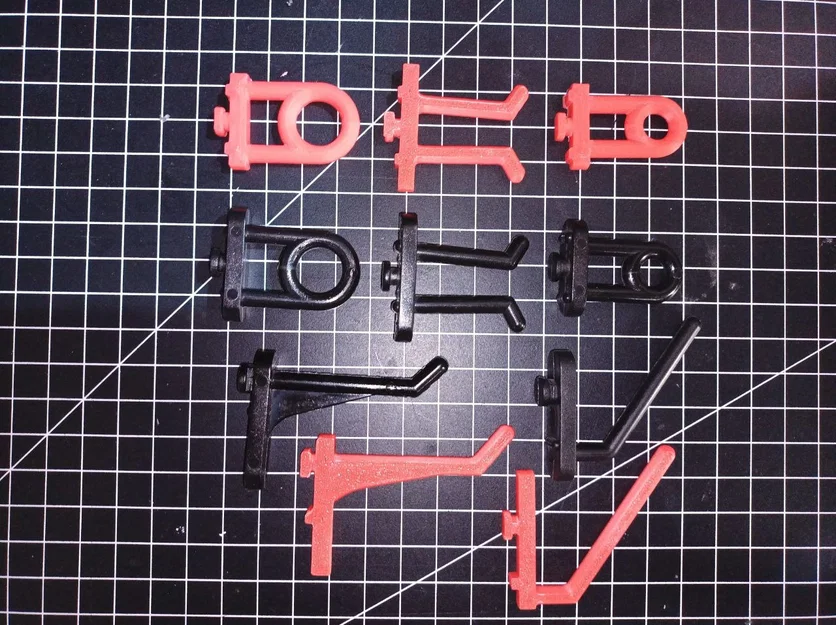 Bộ móc treo Keyhole cho bảng Pegboard (Nhiều kiểu dáng) - Image 4