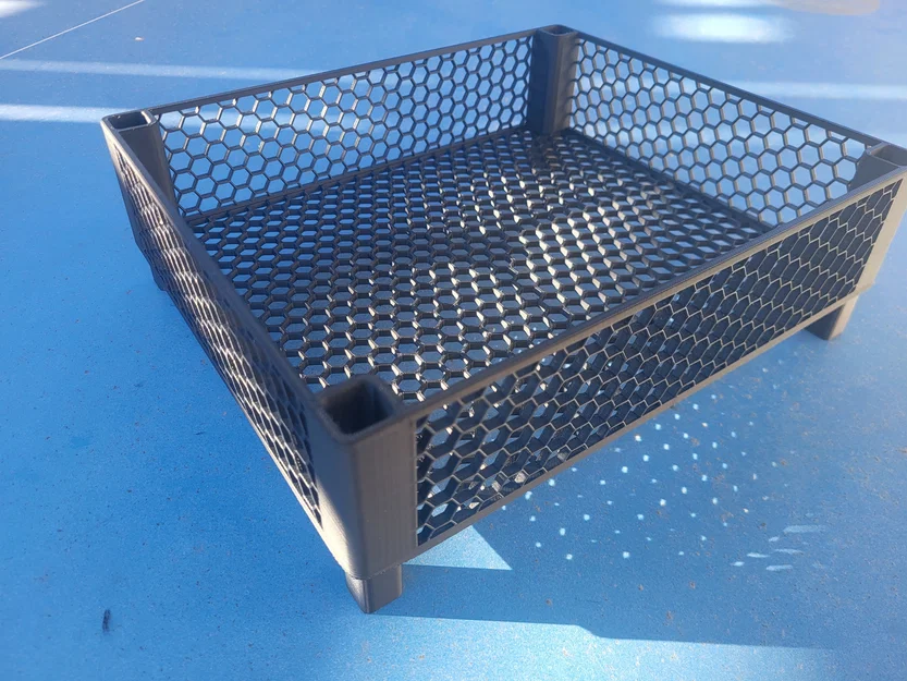 Hộp Lưu Trữ Stackable Hex Grid - Image 1