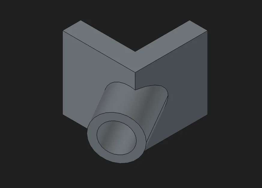 Gá dẫn hướng khoan góc 20mm (Angled drill driver) in 3D - Image 1